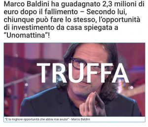 truffa online baldini