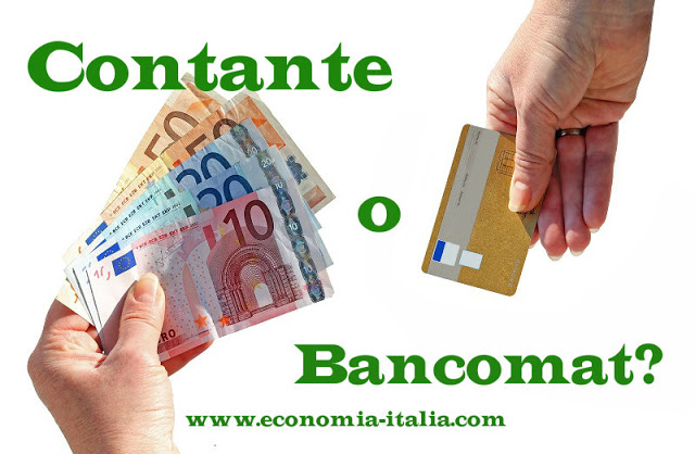 Bancomat o contante? Con che conviene fare pagamenti?