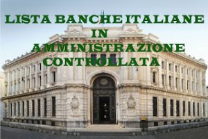 banche italiane in amministrazione controllata