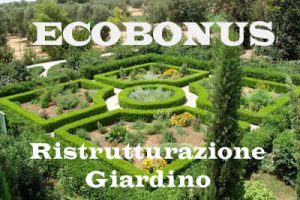 Ecobonus Verde come funzionano gli sgravi fiscali giardini 2018