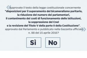 Referendum Costituzionale: Votare Sì o No ? Ecco cosa Votare e Perchè