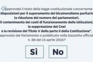 Referendum Costituzionale 2016: conseguenze del NO