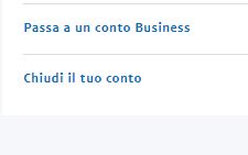 come chiudere PayPal