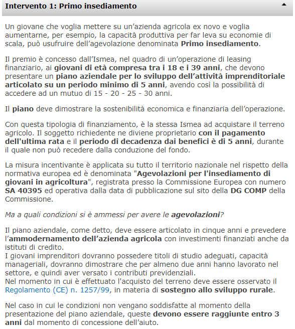 quanti soldi servono per avviare un'azienda agricola