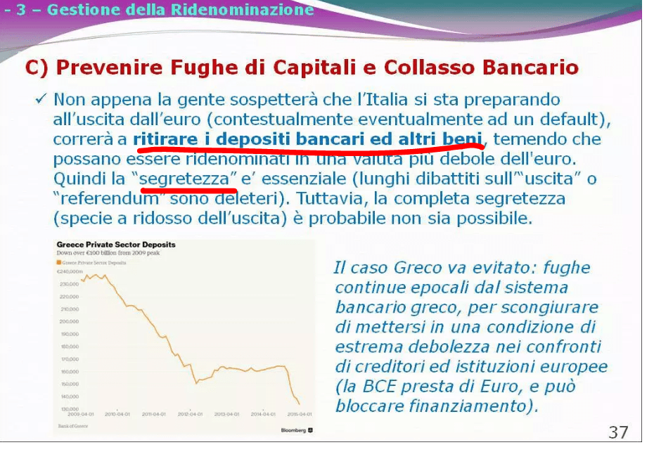 uscire dall'euro pro e contro