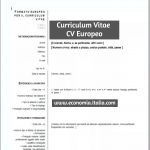 Modello Curriculum Vitae Europeo, Compilazione e Download per Trovare Lavoro