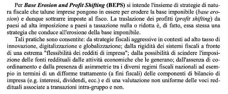 Base Erosion and Profit Shifting ( BEPF )