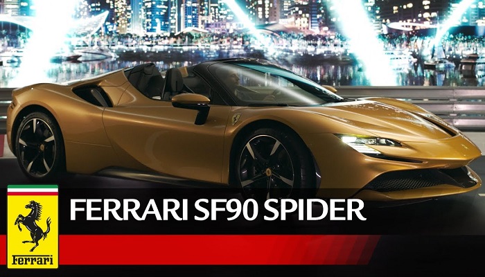 Ferrari Presenta la SF90 Spider Ibrida, la Nuova Elettrica e Benzina