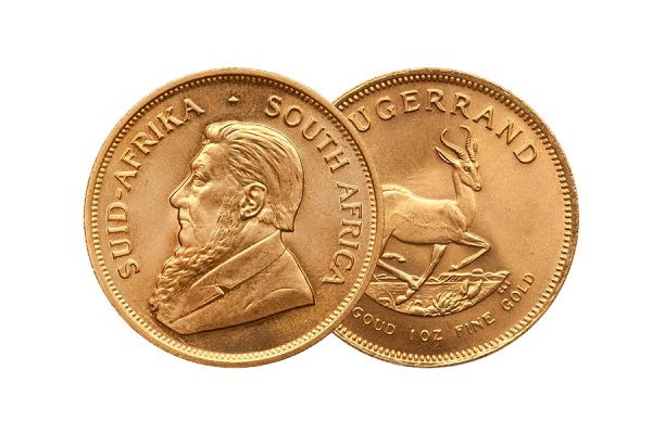 moneta d'oro krugerrand sudafricano