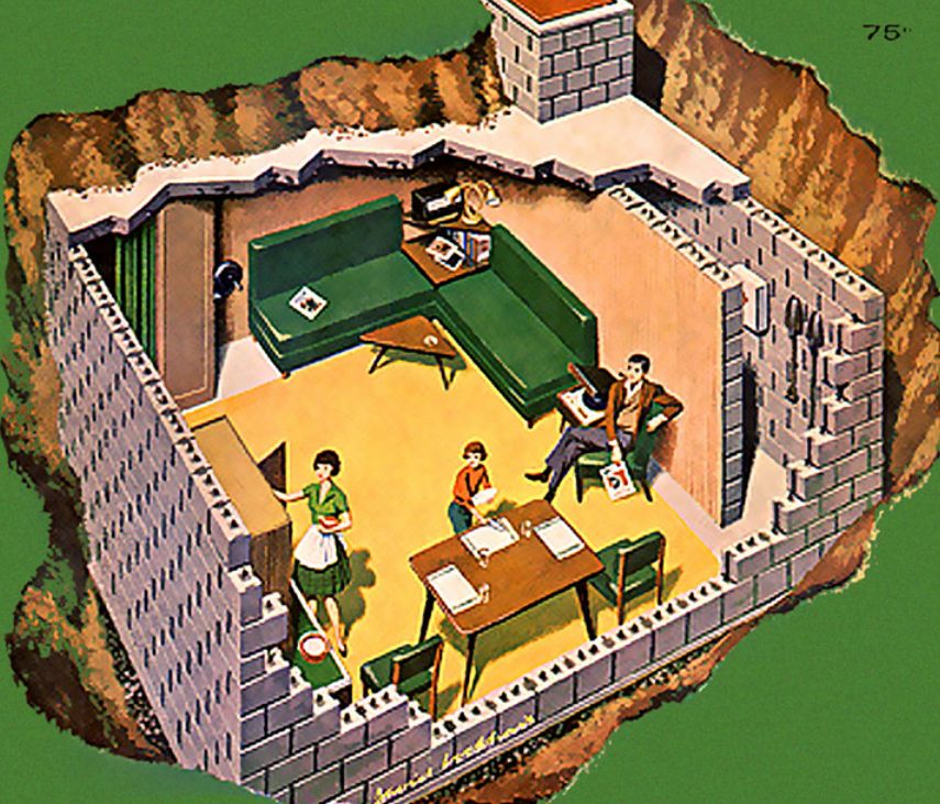come costruire un rifugio anti fallout atomico
