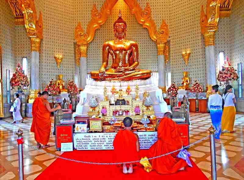 Tempio del Buddha d'oro: Wat Traimit, Bangkok