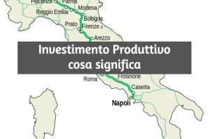 Investimento Produttivo di Stato: cosa significa