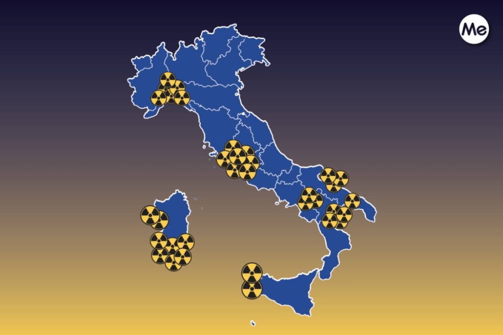 Mappa dei Siti di Scorie Nucleari in Italia: bisogna sceglierne Uno