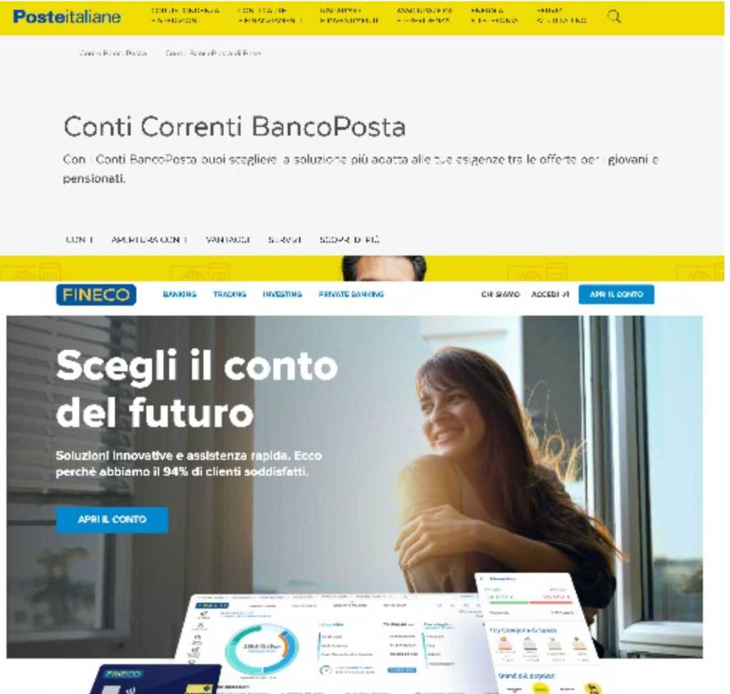 Vorrei cambiare il C/C da Bancoposta a uno Bancario per Fare Investimenti come devo fare? 