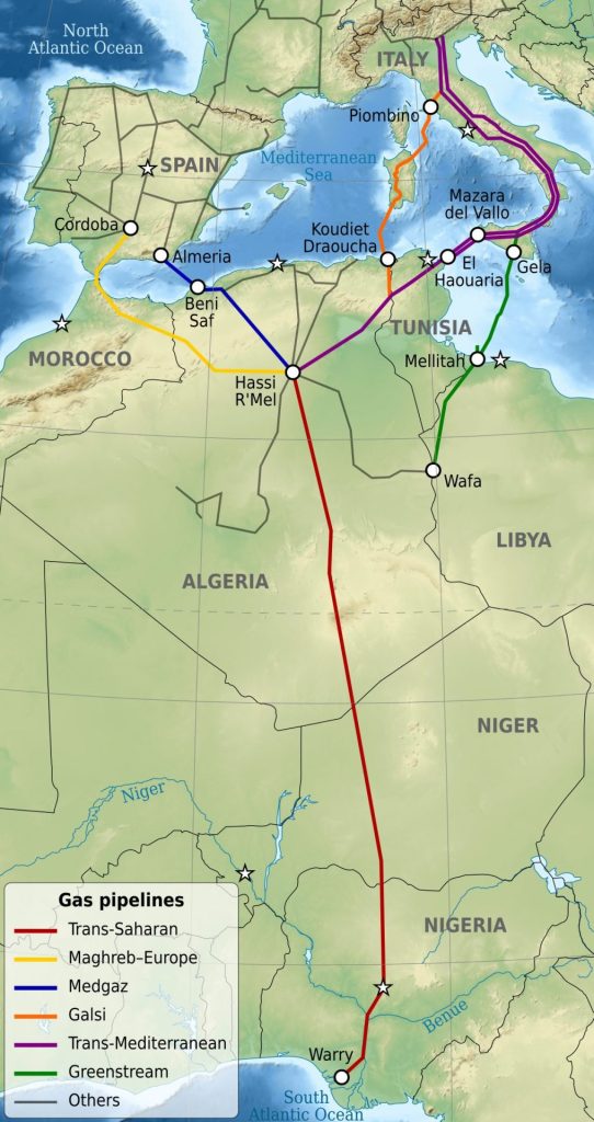gas dalla libia