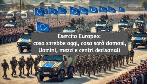 Copertina del libro "Esercito euroeo di Massimiliano Biagetti"