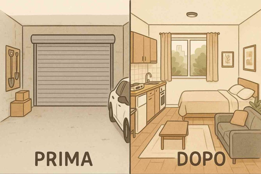 quanto costa trasformare garage in appartamento