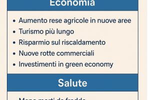 Effetti Positivi del Cambiamento Climatico - Global Warming