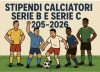 stipendi calciatori serie B e serie C