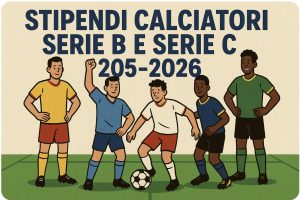 stipendi calciatori serie B e serie C