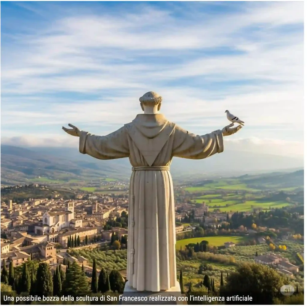 statua san francesco assisi grande 