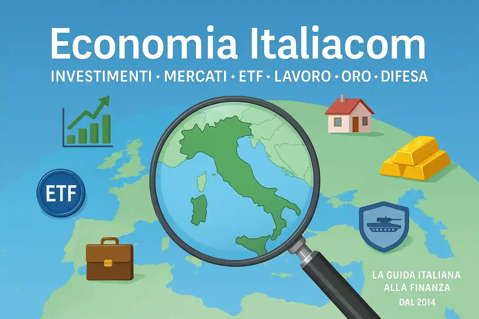 Economia Italiacom – Investimenti, mercati, ETF, oro, difesa e lavoro