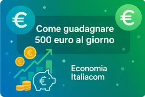 come guadagnare soldi 500 euro al giorno