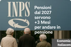 pensioni dal 2027 serviranno 3 mesi in più per andare in pensione
